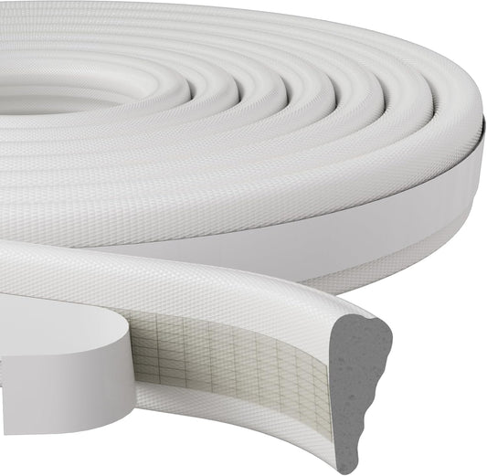 118”Wedge_Weather_Stripping_Door_Seal_Strip_for_Door_Frame,Self-Adhesive_Window_Insulation_for_Winter,Dark_Foam_Gap_Filler_for_Light_Noise_Blocker,Front_Exterior_Door_Side_Draft_Stopper,White