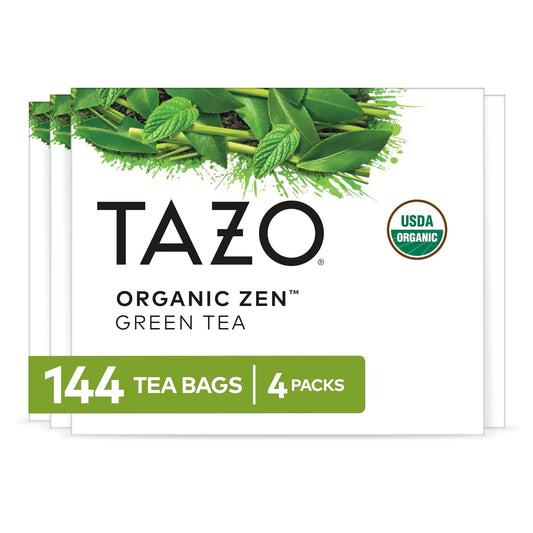 TAZO_Organic_Zen_Green_Tea,_Green_Tea_Zen_for_Health_and_Wellness,_144_Total_Tea_Bags_(36ct_-_Pack_of_4)