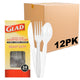 24 Count (Pack of 12) - Clear