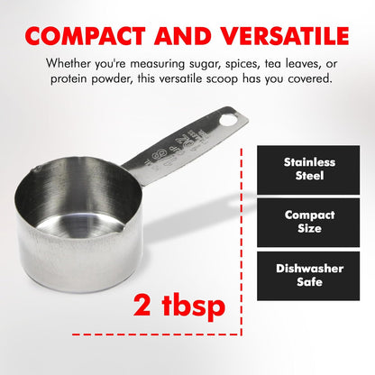 Chef_Craft_Select_Coffee_Measurer,_4_inch_2_tbsp,_Stainless_Steel
