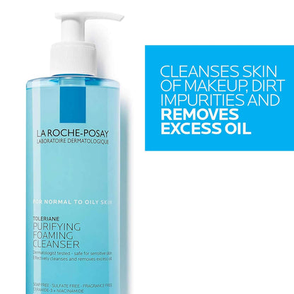 La_Roche-Posay_Toleriane_Purifying_Foaming_Facial_Cleanser,_Oil_Free_Face_Wash_for_Women_&_Men_with_Niacinamide_+_Ceramides,_Pore_Cleanser_Safe_For_Sensitive_Skin,_Won’t_Dry_Out_Skin,_Soap_Free