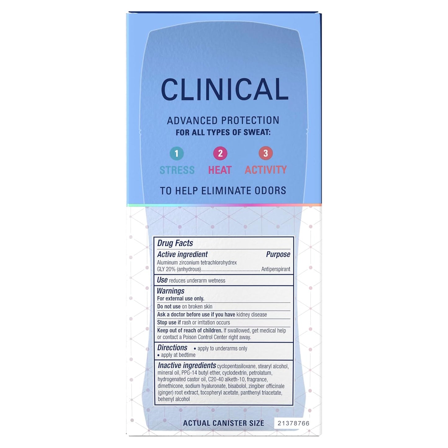 Secret_Clinical_Strength_100HR_Sweat_&_Odor,_Completely_Clean_Invisbile_Solid_Antiperspirant_Deodorant_for_Women,_3X_Stress_Protection_with_Hyaluronic_Acid,_PH_Balanced,_Completely_Clean_Scent,_2.6_oz