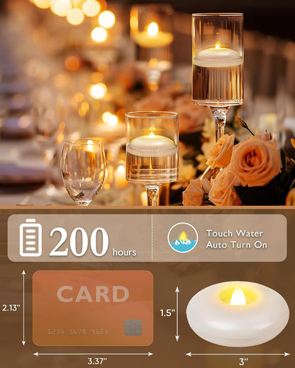 Homemory_6/12/24_Pack_Flameless_Led_Floating_Candles,_200_Hour_White_Battery_Operate_Waterproof_Tealights_for_Cylinder_Vases,_Centerpieces_at_Wedding_Decor,_Party,_Pool
