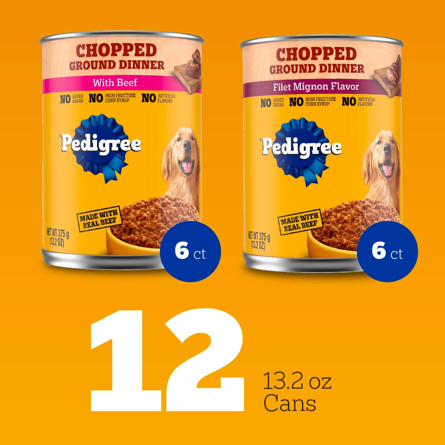 Pedigree_Chopped_Ground_Dinner_Wet_Dog_Food_Filet_Mignon_&_Beef_Variety_Pack,_Canned_Dog_Food,_13.2_oz._Cans,_12_Count