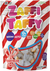 Zollipops KETO Taffy 5oz Resealable Pouch - Sugar-Free, Low-Carb Chewy Treats for Satisfying and Delicious Snacking