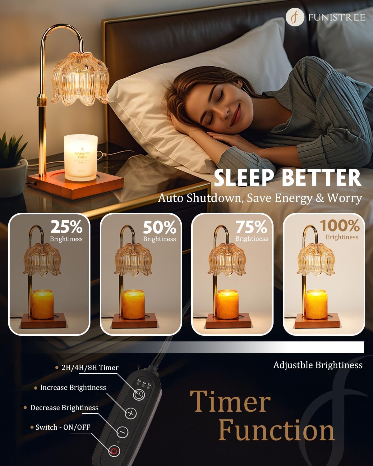 Flower_Candle_Warmer_Lamp_with_Timer_&_Dimmer,_Adjustable_Height_Candle_Warmer,_Birthday_Gifts_for_Women_Mom,_House_Warming_New_Home_Decor,_Wax_Warmer_with_2_Bulbs_for_Jar_Candles
