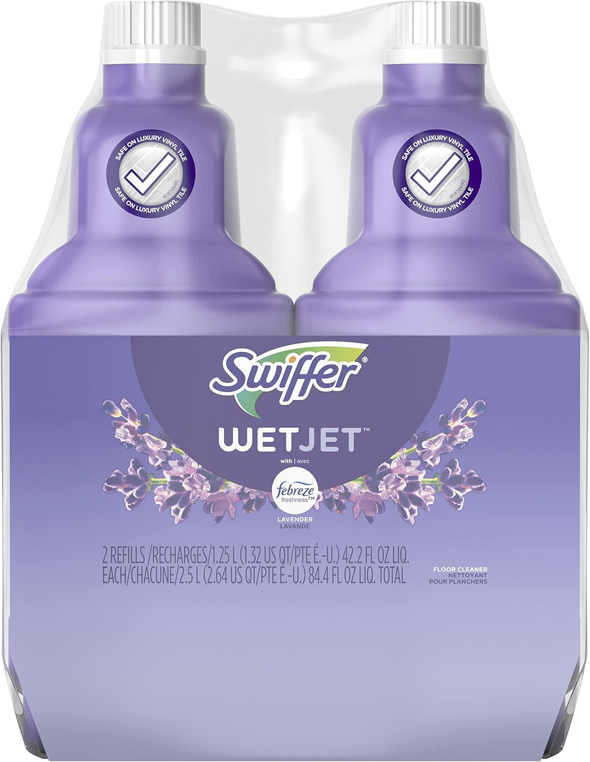Swiffer_WetJet_Multi-Purpose_Floor_Cleaner_Solution_with_Febreze_Refill,_Hardwood_Floor_Cleaner,_Lavender_Scent,_1.25_Liter_-42.2_Fl_Oz_(Pack_of_2)
