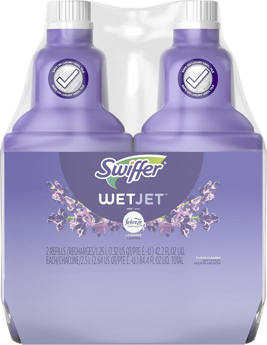 Swiffer_WetJet_Multi-Purpose_Floor_Cleaner_Solution_with_Febreze_Refill,_Hardwood_Floor_Cleaner,_Lavender_Scent,_1.25_Liter_-42.2_Fl_Oz_(Pack_of_2)