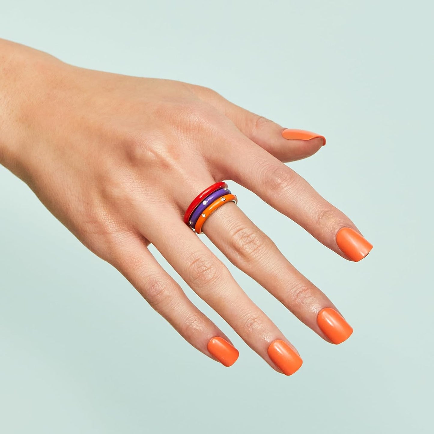 imPRESS_Color_Press_On_Nails,_‘'Sweet_Mango',_Solid_Orange,_Short_Squoval,_PureFit_Technology,_Patented_Super_Hold_Adhesive,_Chip_Proof,_Smudge_Proof,_Mini_Nail_File,_Manicure_Stick_&_30_Fake_Nails