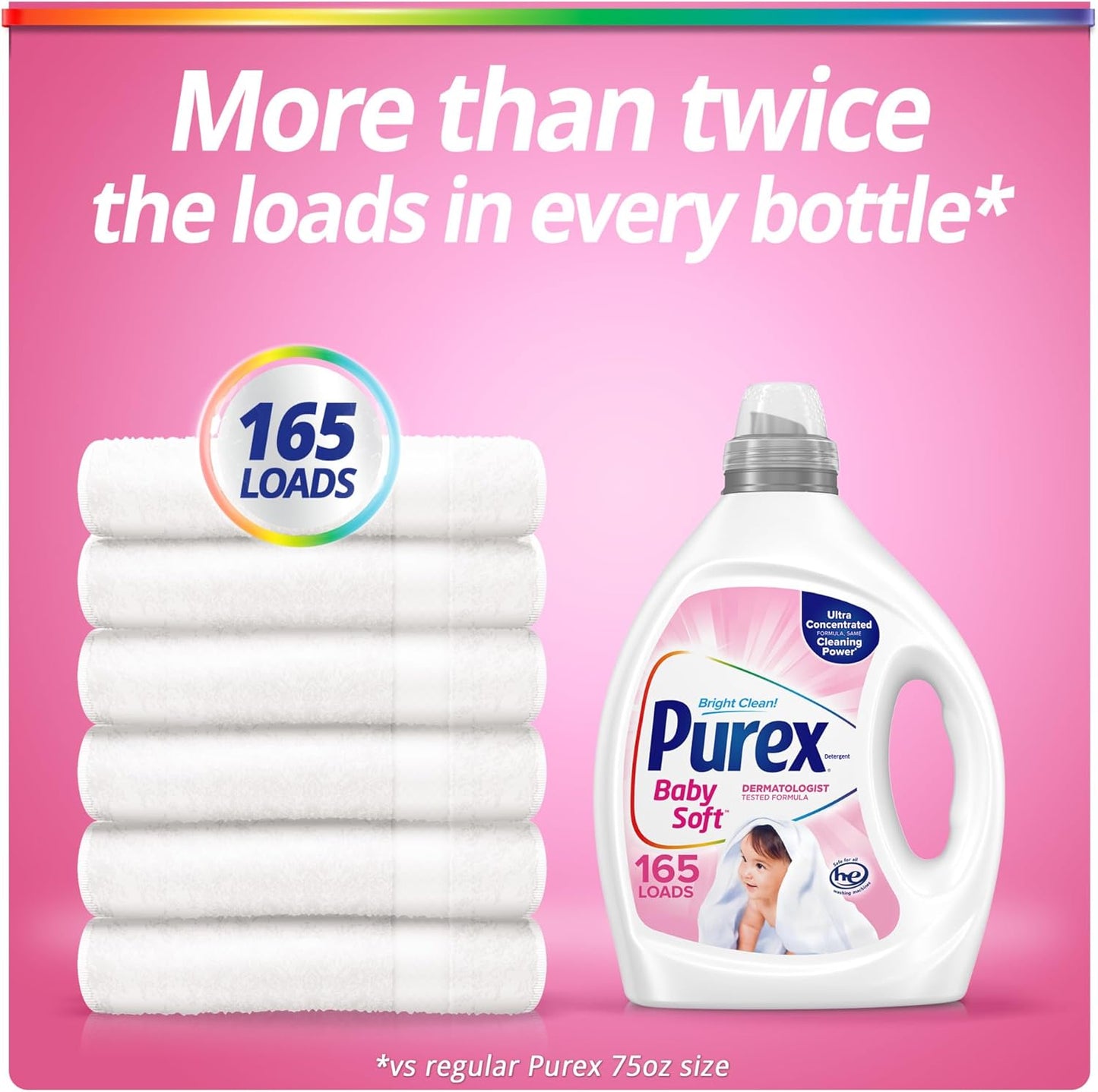 Purex_Baby_Soft_Liquid_Laundry_Detergent,_Ultra_Concentrated,_82.5_fl_oz,_165_Loads,_Hypoallergenic,_Dye_Free,_Gentle_on_Skin