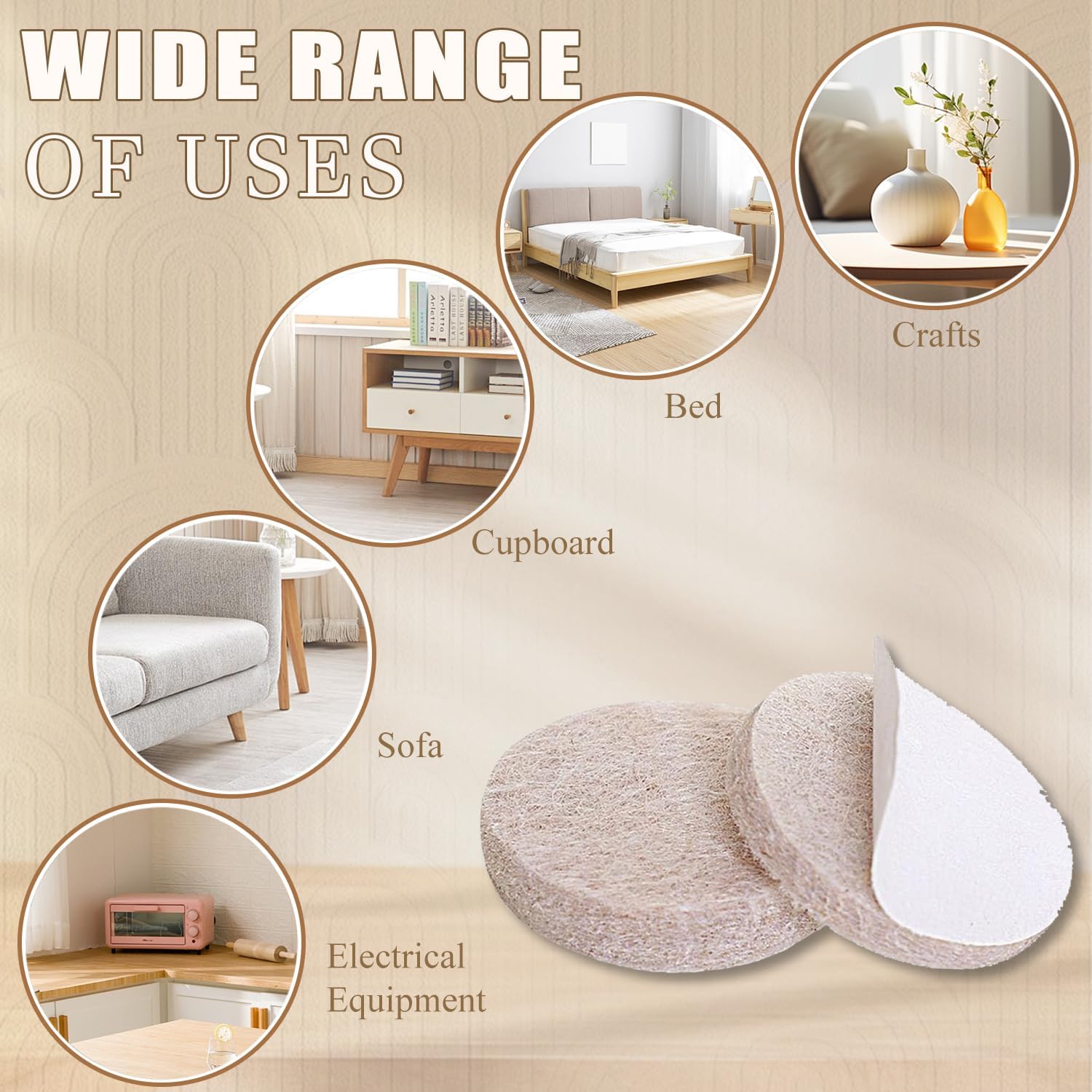 Yelanon_Felt_Furniture_Pads_for_Hardwood_Floors_-216_Pcs_Premium_Felt_Pads_for_Chair_Legs,_Floor_Protectors_for_Furniture,_Beige_&_Brown