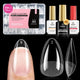 2-1 Almond Short 288pcs (Etch X Nail Kit)