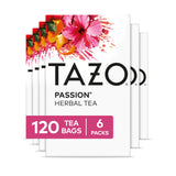TAZO Herbal Tea Bags, Iced or Hot, Caffeine-Free