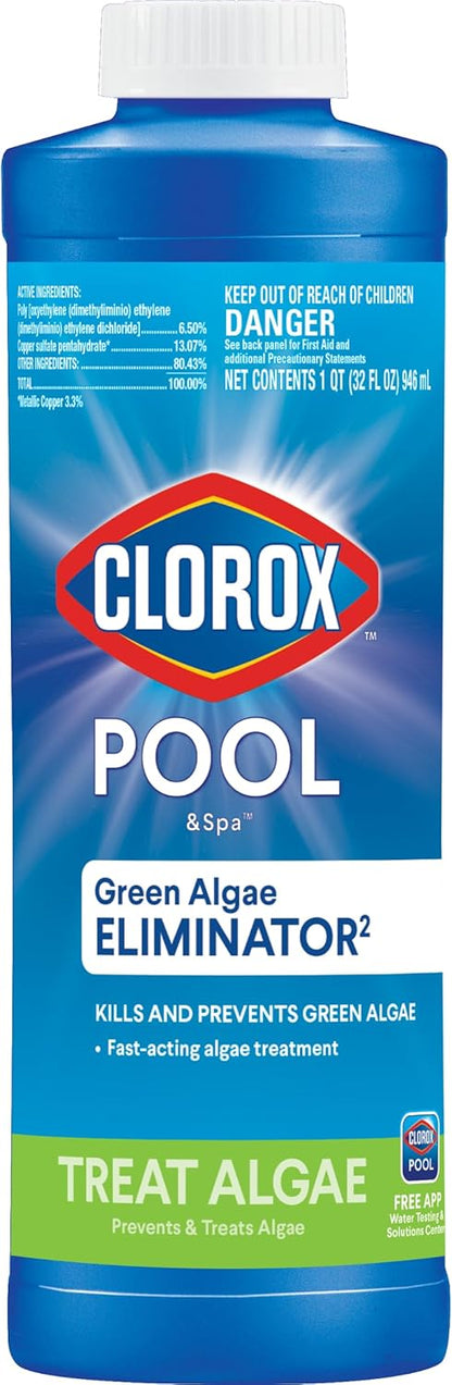 Clorox®_Pool&Spa™_Swimming_Pool_Algaecide,_Prevents_and_Treats_Pool_Algae,_Non-Foaming,_1_Quart_(Pack_of_1)