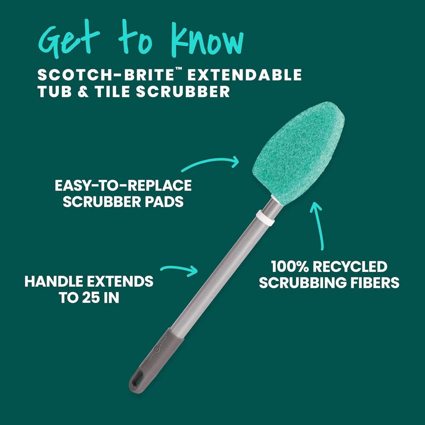 Scotch-Brite_Extendable_Tub_&_Tile_Scrubber_Kit,_Includes_1_Handle_and_3_Non-Scratch_Scrubber_Pads