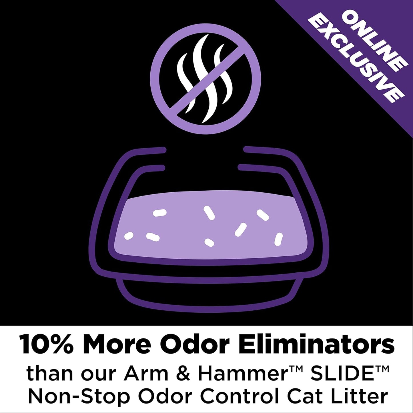 ARM_&_Hammer_Clump_&_Seal_Slide_Platinum_Multi-Cat_Clumping_Cat_Litter,_Easy_Clean_Technology_with_No_Scrubbing,_14-Day_Odor_Control,_27.5_lbs