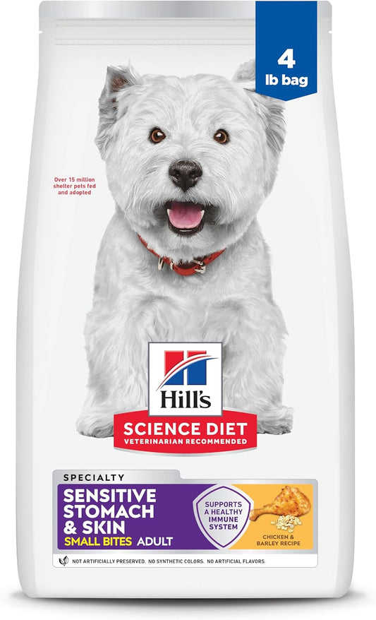 Hill's_Science_Diet_Adult_Sensitive_Stomach_&_Skin_Small_Bites_Dry_Dog_Food,_Chicken,_4_lb._Bag