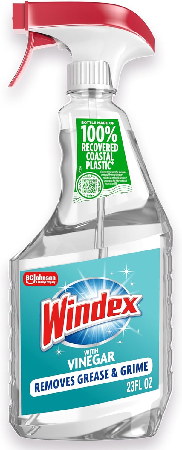 Windex_Vinegar_Glass_and_Surface_Cleaner_Spray_Bottle,_Packaging_Designed_to_Prevent_Leakage_and_Breaking,_Surface_Cleaning_Spray,_23_Fl_Oz