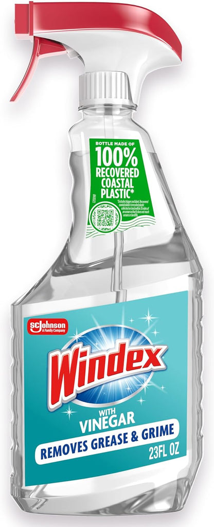 Windex_Vinegar_Glass_and_Surface_Cleaner_Spray_Bottle,_Packaging_Designed_to_Prevent_Leakage_and_Breaking,_Surface_Cleaning_Spray,_23_Fl_Oz