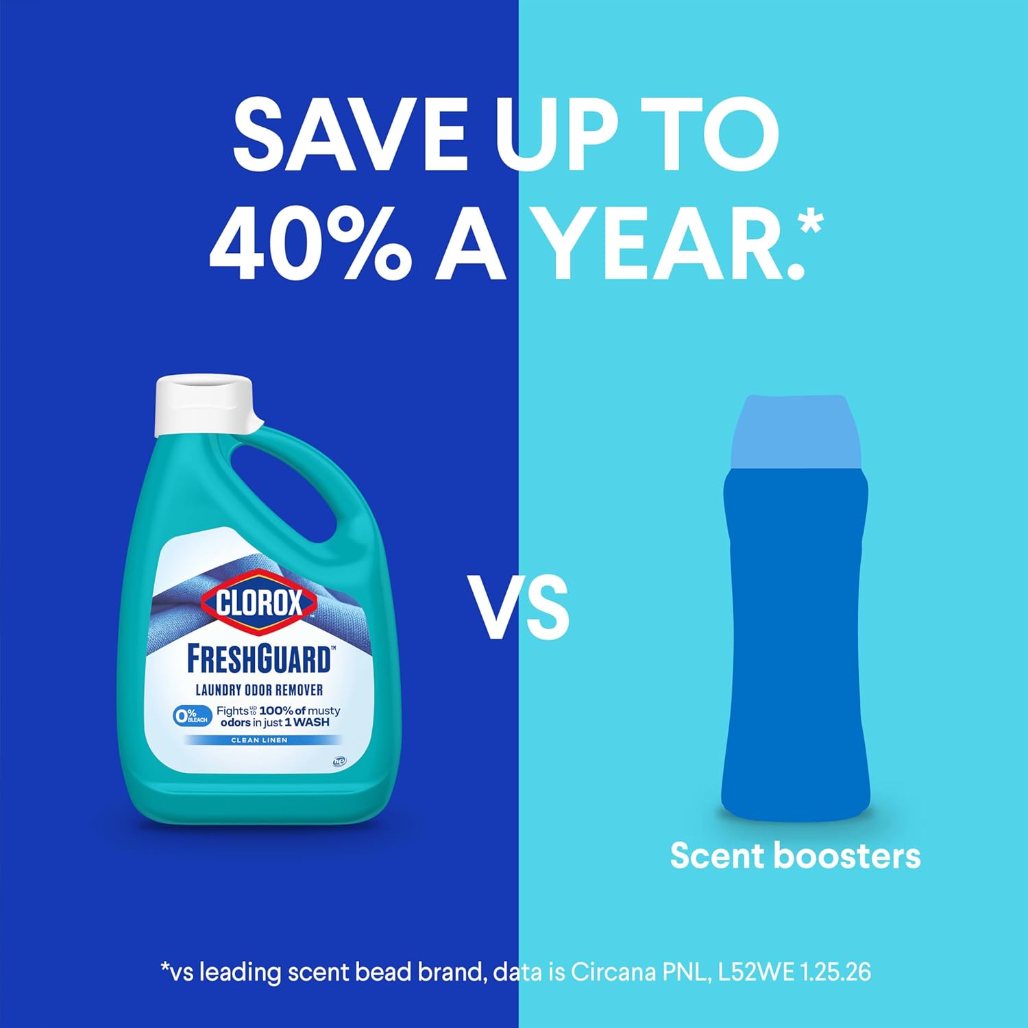 Clorox_FreshGuard_Laundry_Odor_Remover,_0%_Bleach,_Clean_Linen,_80_Fl_Oz.,_Pack_of_2_(Pack_May_Vary)