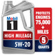 5 Quart - Full Synthetic High Mileage - 5W-20