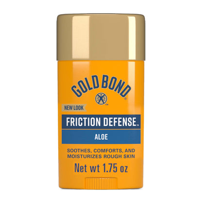 Gold Bond Friction Defense Stick, Anti Chafing Stick with Aloe to Soothe, Comfort &amp;amp; Moisturize Chafed Skin, 1.75 oz.