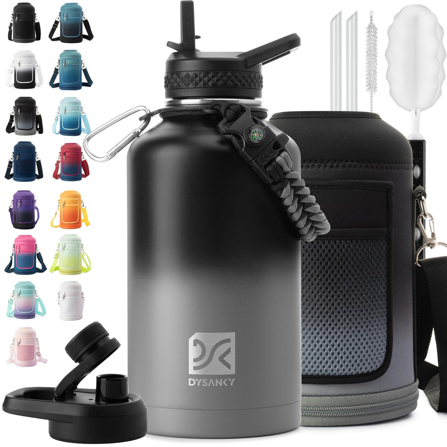 Black/Gray - 64 Ounces