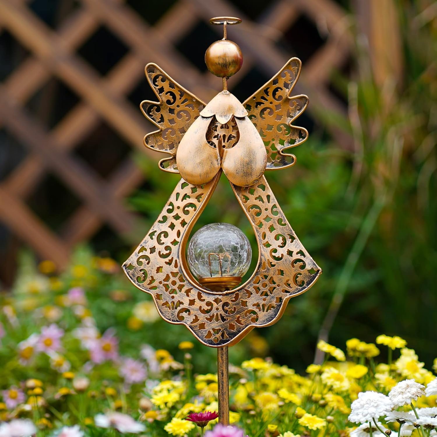 Starryfill_Angel_Stake_Solar_Lights_with_Crackle_Glass_Globe_Waterproof_Warm_White_LED,_40.5_inches_Height_Metal_Bronze_Stake_Garden_Patio_Art_Decor,_Memorial_Gift_for_Mom_Women_or_Friends