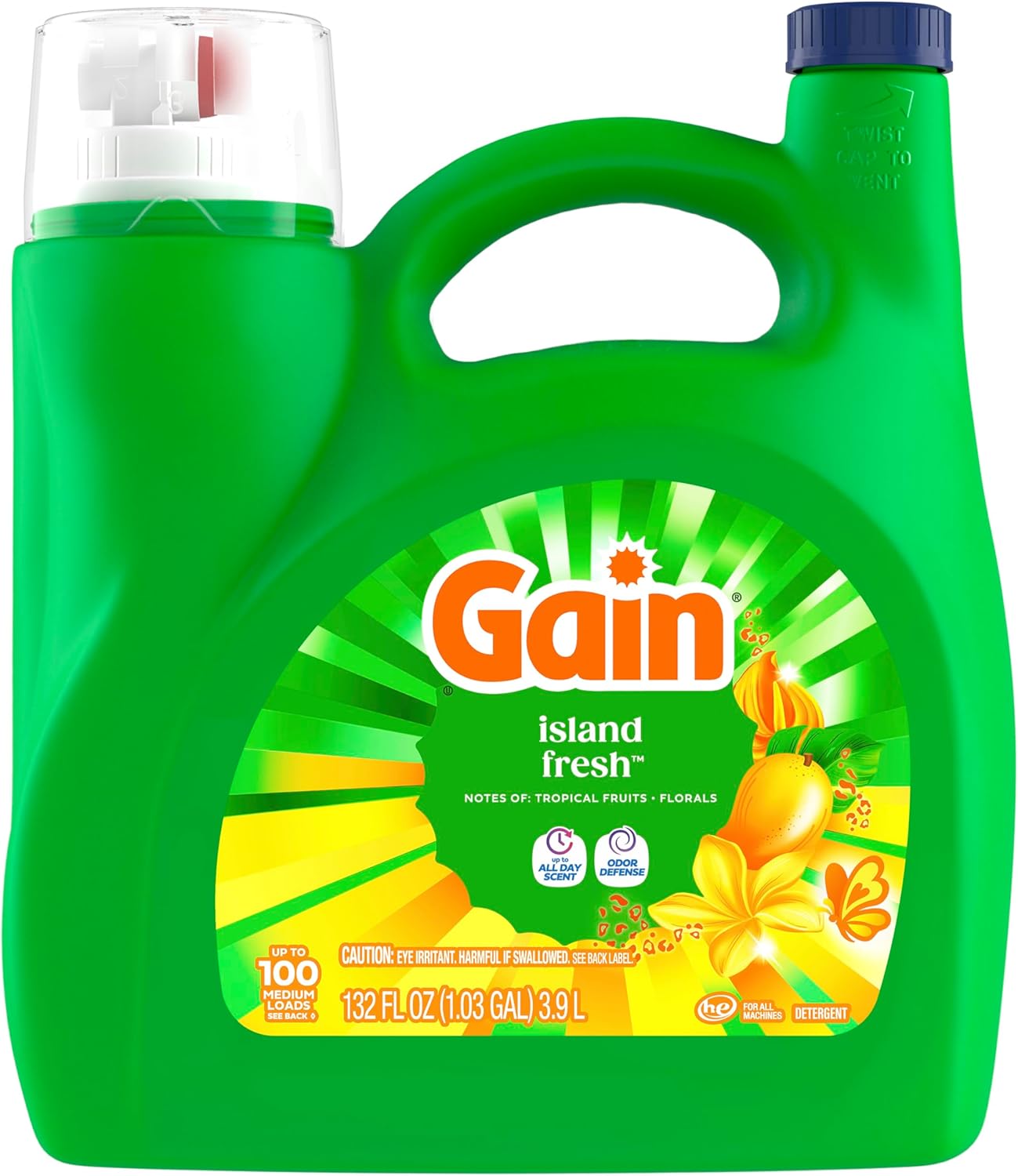 Gain_Liquid_Laundry_Detergent_with_Odor_Defense,_Island_Fresh_Scent,_Laundry_Soap_For_HE_Washing_Machines,_154_fl_oz,_107_Loads_(Packaging_May_Vary)