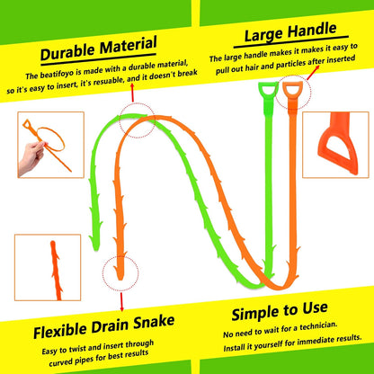 Drain_Snake,_Drain_Clog_Remover,Hair_snake_Tool_Opener,_sink_snake_for_Sewer_Kitchen_Sink_Bathroom_Tub_Toilet_Clogged_Drains_Relief_Cleaning_Tool(1pc_25_Inch_+1pc_20inch)