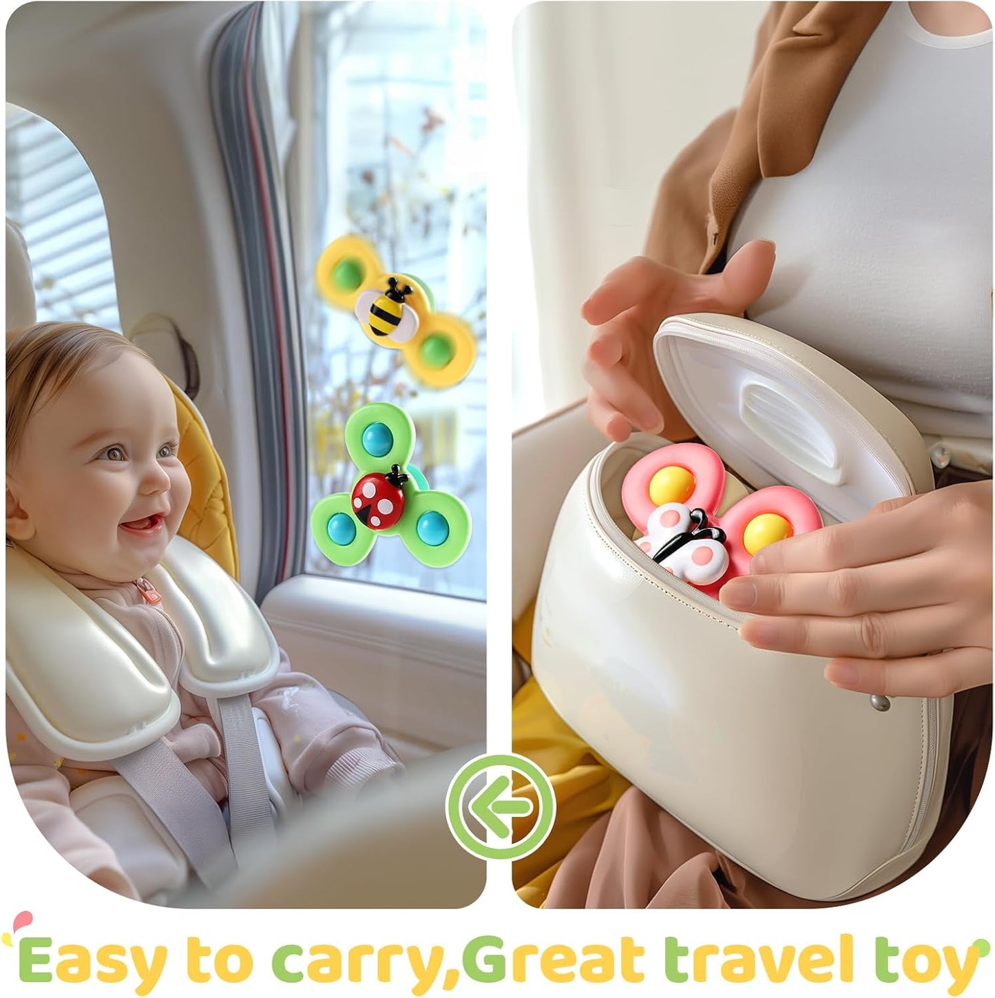 ALASOU_3PCS_Suction_Cup_Spinner_Toys_for_1_2_Year_Old_Boy_Girl_Birthday_Gift|Spinning_Top_Baby_Bath_Toy_for_Kids_Ages_1-3|Sensory_Airplane_Travel_Toy_Easter_Basket_Stuffers_for_Toddlers_Infant