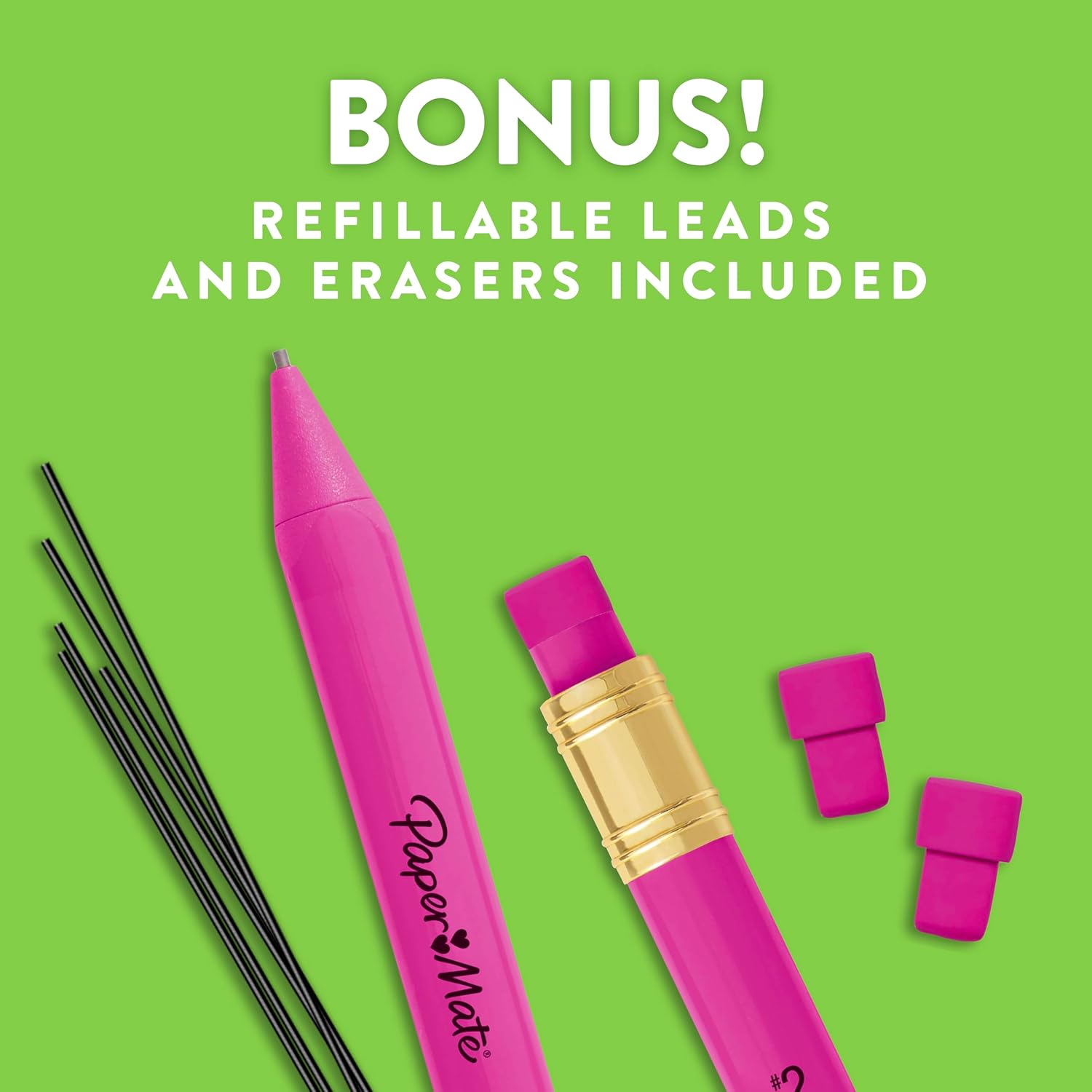 Paper_Mate_Handwriting_Triangular_Mechanical_Pencil_Set_with_Lead_&_Eraser_Refills,_1.3mm,_8_Count_-_Back_to_School,_Teacher_Supplies,_Home,_Kids_Writing,_Fun_Barrel_Colors
