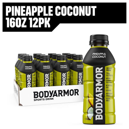 BODYARMOR_Sports_Drink_Sports_Beverage,_Pineapple_Coconut,_Coconut_Water_Hydration,_Natural_Flavors_With_Vitamins,_Potassium-Packed_Electrolytes,_Perfect_For_Athletes,_16_Fl_Oz_(Pack_of_12)