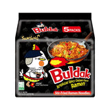 Samyangg Buldak Spicy Chicken Ramen Noodle Korean Stir-Fried Ramen, Original Flavor, Pack of 5