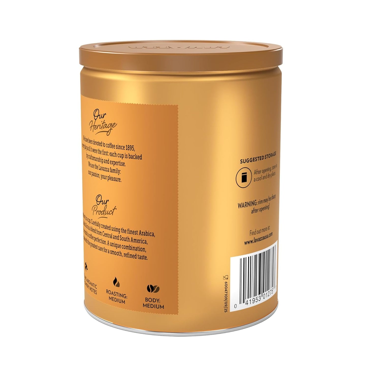 Lavazza_Qualita_Oro_Ground_Coffee,_Medium_Roast,_100%_Arabica,_8.8_oz_Tin_(Pack_of_6)