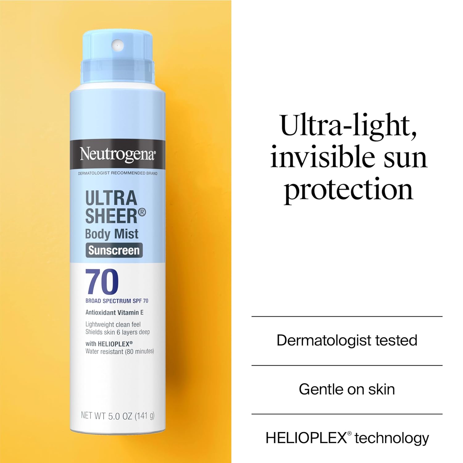 Neutrogena_Ultra_Sheer_Body_Mist_Sunscreen_Spray,_Broad_Spectrum_SPF_70,_Lightweight_Spray_Sunscreen,_Non-Greasy_&_Water_Resistant,_Oil-Free_&_Non-Comedogenic_UVA/UVB,_5_oz,_Pack_of_3