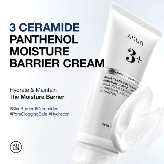 ANUA_3_Ceramide_Panthenol_Moisture_Barrier_Cream,_Hydrating_Daily_Face_Moisturizer_for_All_Skin_Types,_Soothing,_Non_Comedogenic,_with_Centella_for_Skin_Barrier,_Korean_Skincare,_3.38_fl_oz.