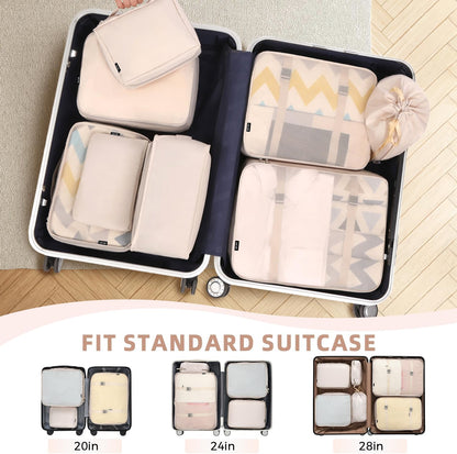 BAGAIL_8_Set_Packing_Cubes_Luggage_Packing_Organizers_for_Travel_Accessories-Cream