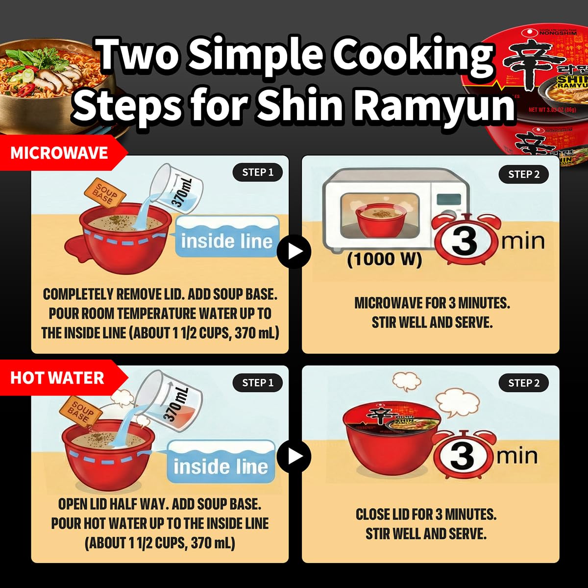 Nongshim_Shin_Ramyun_Bowl_Noodles,_Spicy_Korean_Signature_Instant_Ramyun,_Rich_Beef_Flavored_Broth,_Quick_and_Easy,_Microwaveable_Bowl,_3.03_oz_(Pack_of_12)