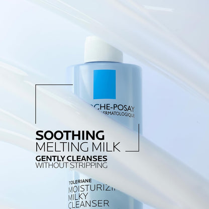 La_Roche-Posay_Toleriane_Moisturizing_Milky_Cleanser,_Gentle_Face_Cleanser_with_Glycerin_for_Dry,_Sensitive_&_Allergy-Prone_Skin,_Face_Wash_for_Hydration,_Makeup_Remover_Cleanser,_13.5fl_oz