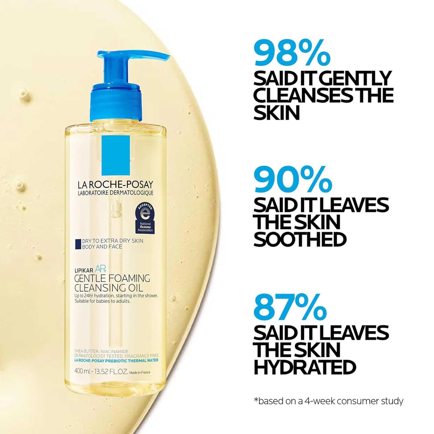 La_Roche-Posay_Lipikar_AP+_Gentle_Foaming_Cleansing_Oil,_Gentle_Oil_Cleanser_for_Face_and_Body_Formulated_with_Niacinamide,_Long-Lasting_24-hour_Hydration,_Fragrance-Free_&_Soap_Free