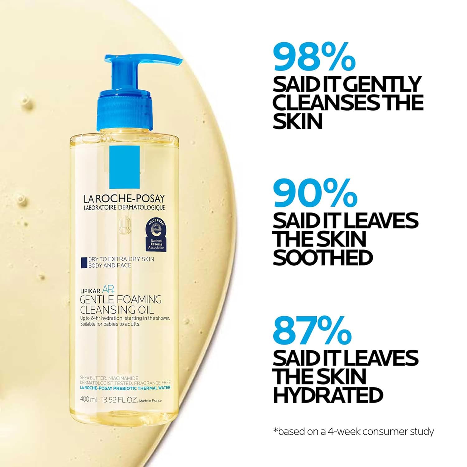 La_Roche-Posay_Lipikar_AP+_Gentle_Foaming_Cleansing_Oil,_Gentle_Oil_Cleanser_for_Face_and_Body_Formulated_with_Niacinamide,_Long-Lasting_24-hour_Hydration,_Fragrance-Free_&_Soap_Free
