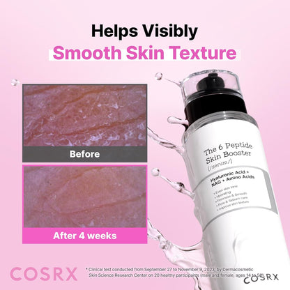 COSRX_6X_Peptide_Collagen_Skin_Booster_Toner_Serum_for_Dull_&_Uneven_Skin,_Preps_Skin_with_Copper_Peptides,_GHK-Cu,_Skin_Renewal_Boosting_Facial_Essence,_Korean_Skin_Care,_5.07_oz,_Mothers_Day_Gifts