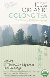Prince of Peace Organic Oolong Tea, 100 Tea Bags – 100% Organic Black Tea – Unsweetened Black Tea – Lower Caffeine Alternative to Coffee – Herbal Health Benefits