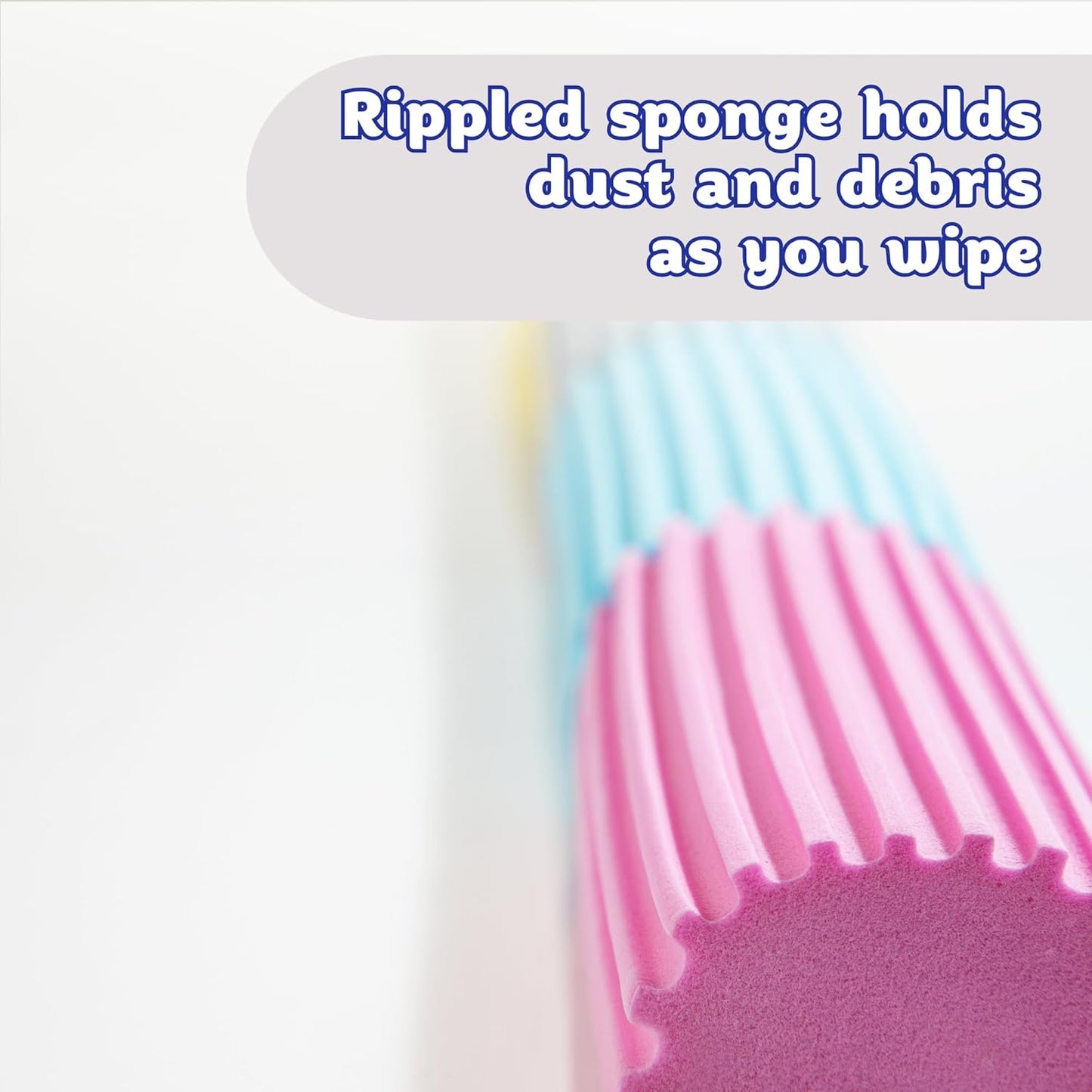 Scrub_Daddy_Damp_Duster,_Multipurpose_Dusters_for_Cleaning_-_Wooden_&_Venetian_Blind_Cleaner_Tool,_Ridged_Wet_Dust_Sponge_for_Skirting_Board,_Radiator,_Blinds_&_Mirrors,_Home_Cleaning_Products,_Pink
