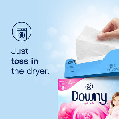 Downy_Fabric_Softener_Dryer_Sheets,_April_Fresh,_240_Count