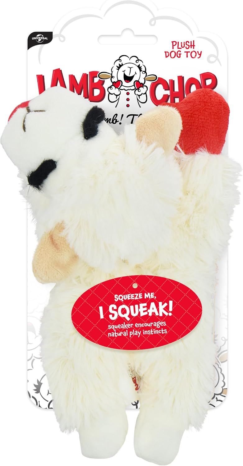 Multipet_Lamb_Chop_Dog_Plush_Toy_-_Squeaky_Toy_for_All_Dogs_-_Extra_Soft_Plush_-_Stuffed_Animal_Dog_Toy_for_Cuddling_&_Playing_-_Cute_Pet_Toy_(6",_Cream)