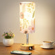 Floral Shade-Wood Base - 14" Touch Control