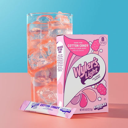 Wyler's_Light_Singles_To_Go_Powder_Packets,_Water_Drink_Mix,_Watertok_Cotton_Candy,_96_Servings,_8_Count_x_Pack_of_12