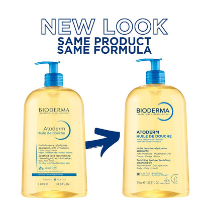 Bioderma_Atoderm_Shower_Oil,_Cleansing_Oil_For_Face_&_Body,_Nourishing_Cleansing_Oil_For_Dry_to_Atopic_Sensitive_Skin_For_Softer_&_Smooth_Skin_For_Your_Whole_Family
